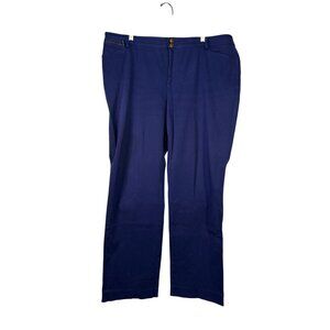 Lauren Ralph Lauren Womens Size 16W Blue Chino Pants